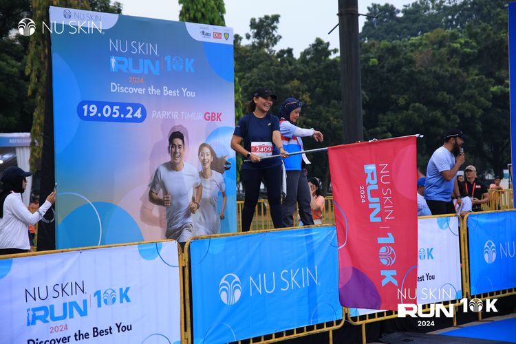 Race photo from Nu Skin Run 10K
