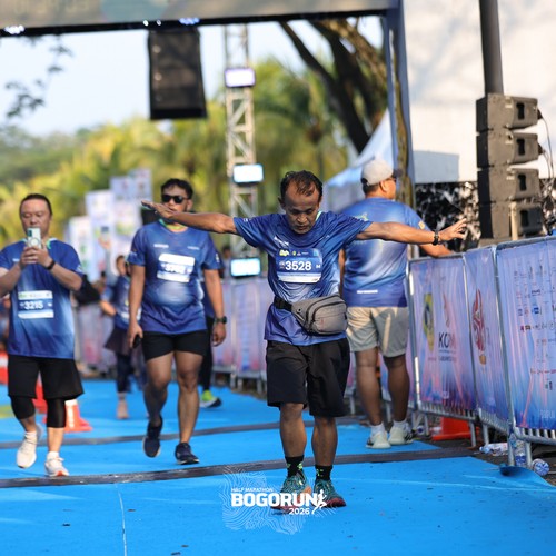 Race photo from BOGORUN 2026