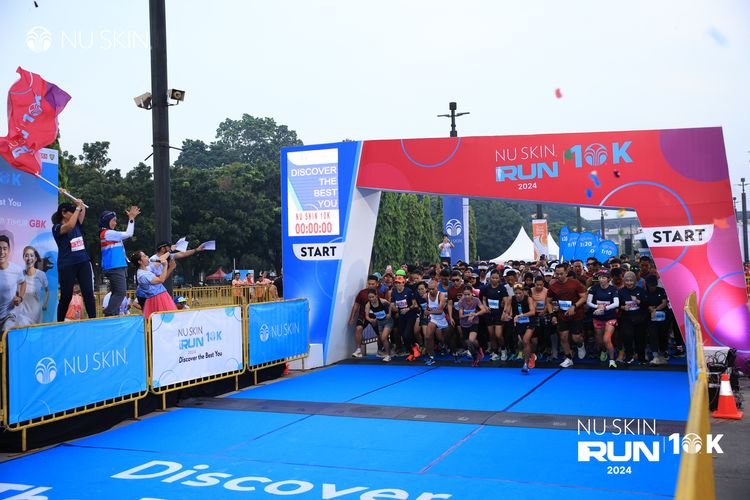 Race photo from Nu Skin Run 10K