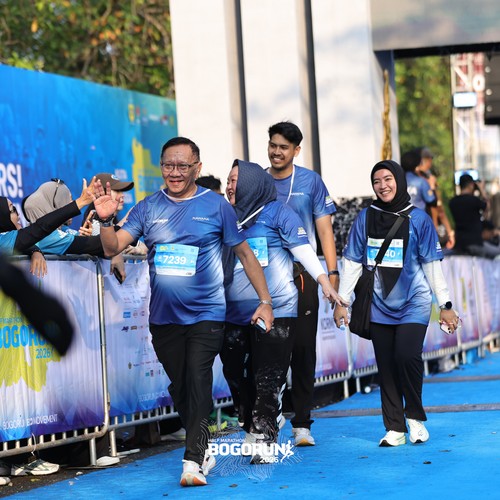 Race photo from BOGORUN 2026