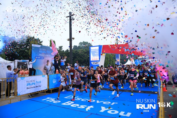 Race photo from Nu Skin Run 10K