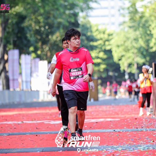 Race photo from SMARTFREN RUN 2026