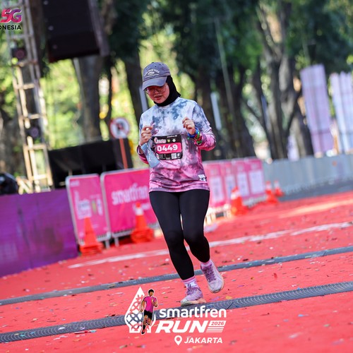 Race photo from SMARTFREN RUN 2026