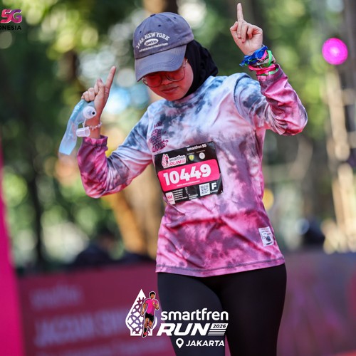 Race photo from SMARTFREN RUN 2026