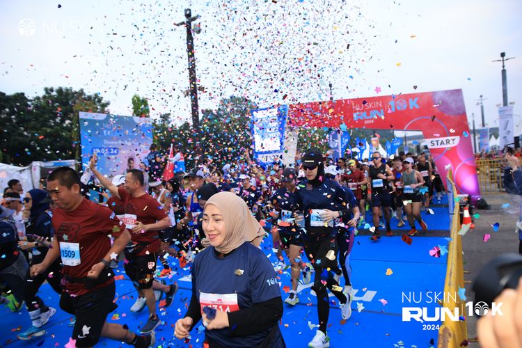 Race photo from Nu Skin Run 10K