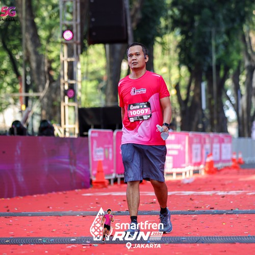 Race photo from SMARTFREN RUN 2026