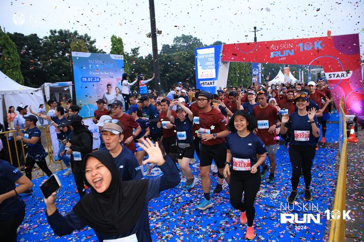 Race photo from Nu Skin Run 10K