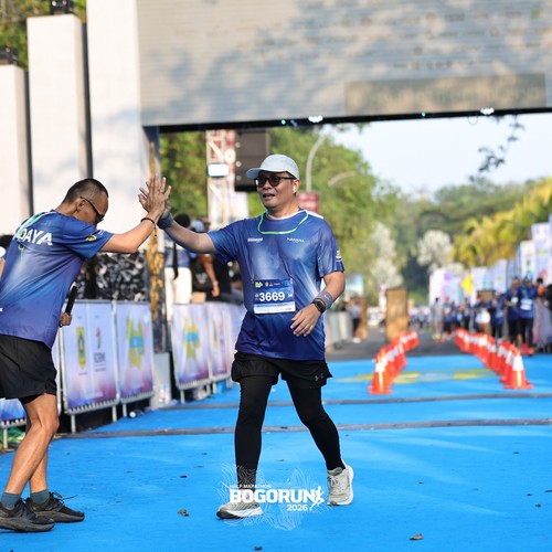 Race photo from BOGORUN 2026