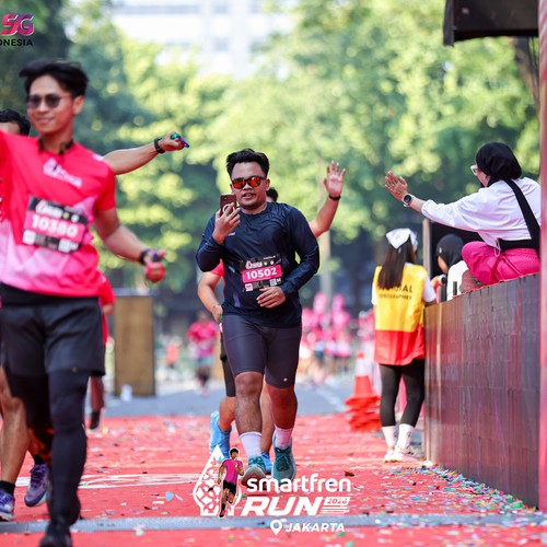 Race photo from SMARTFREN RUN 2026