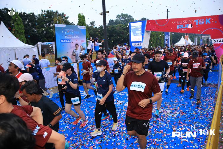 Race photo from Nu Skin Run 10K