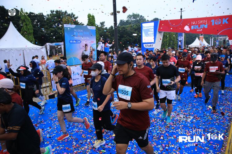 Race photo from Nu Skin Run 10K