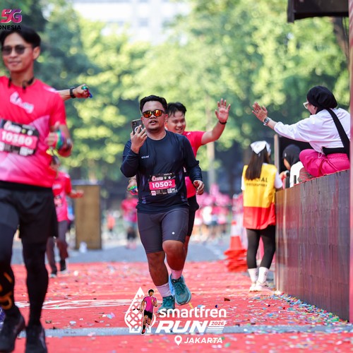 Race photo from SMARTFREN RUN 2026