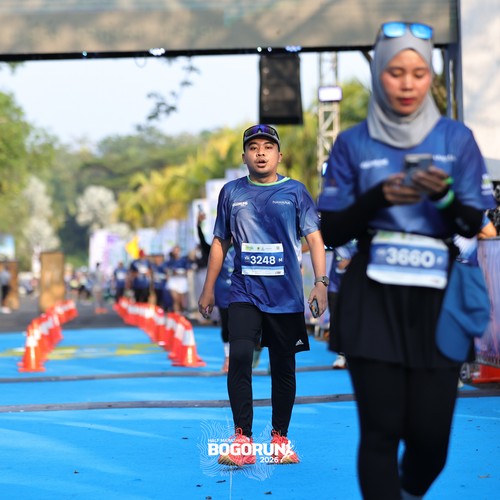 Race photo from BOGORUN 2026