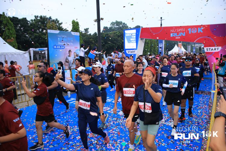 Race photo from Nu Skin Run 10K