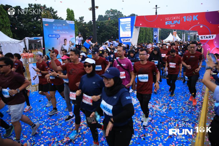 Race photo from Nu Skin Run 10K