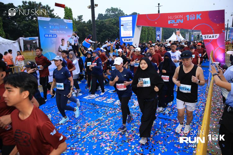 Race photo from Nu Skin Run 10K