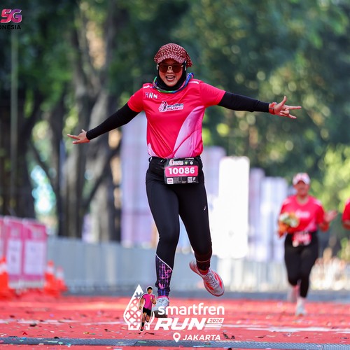 Race photo from SMARTFREN RUN 2026