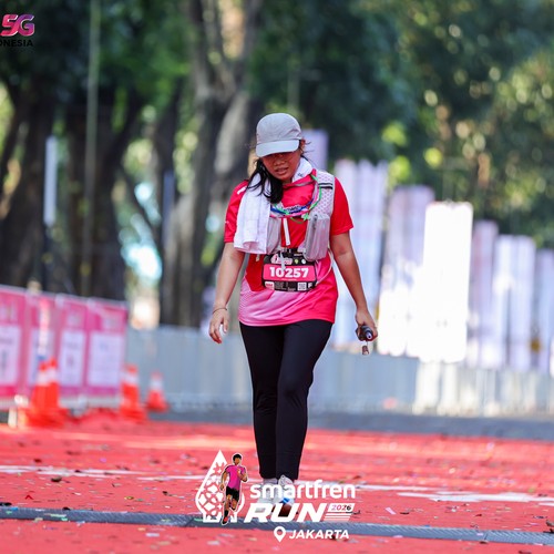 Race photo from SMARTFREN RUN 2026
