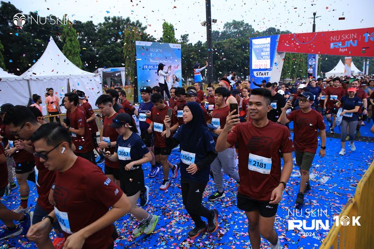 Race photo from Nu Skin Run 10K