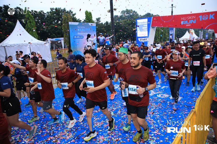 Race photo from Nu Skin Run 10K