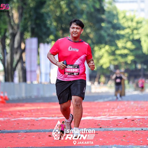 Race photo from SMARTFREN RUN 2026