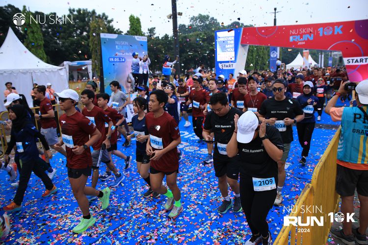 Race photo from Nu Skin Run 10K
