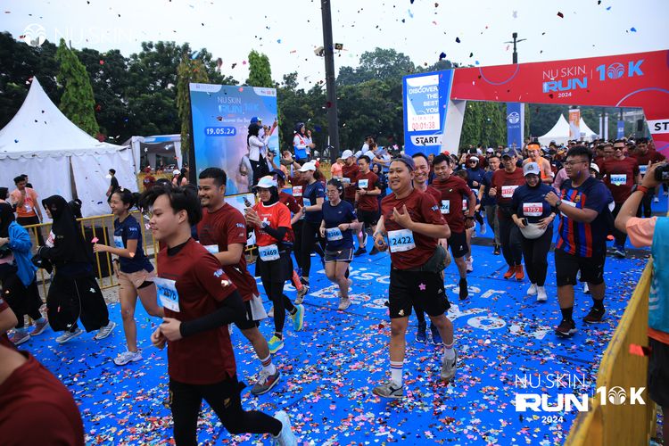 Race photo from Nu Skin Run 10K