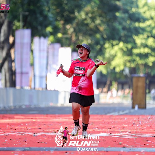 Race photo from SMARTFREN RUN 2026