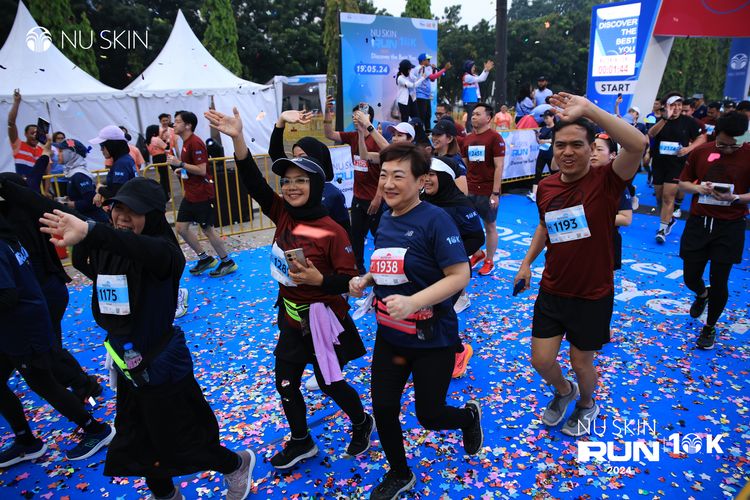 Race photo from Nu Skin Run 10K