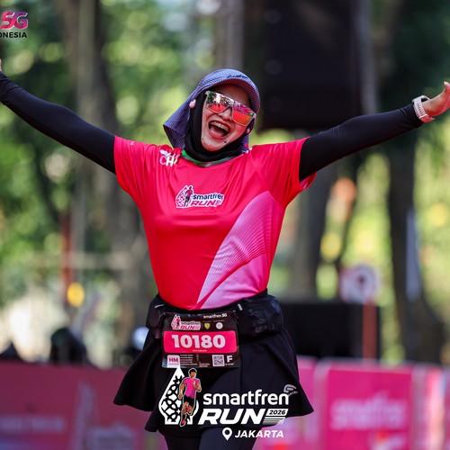 Race photo from SMARTFREN RUN 2026
