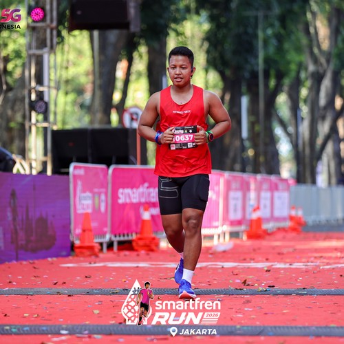 Race photo from SMARTFREN RUN 2026