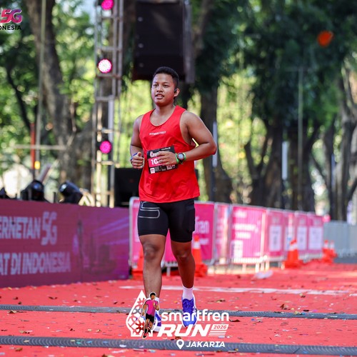 Race photo from SMARTFREN RUN 2026
