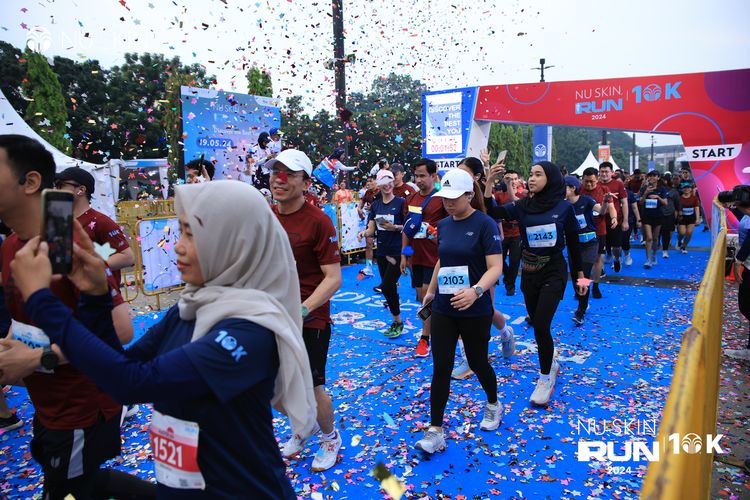 Race photo from Nu Skin Run 10K