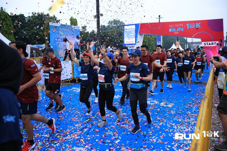 Race photo from Nu Skin Run 10K