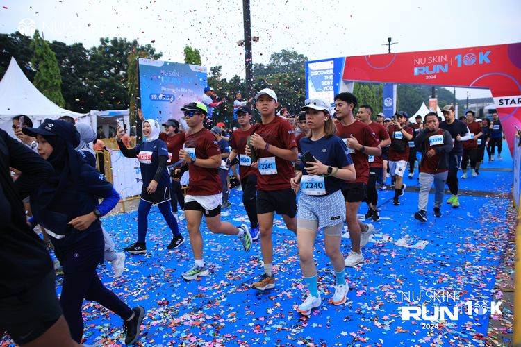 Race photo from Nu Skin Run 10K