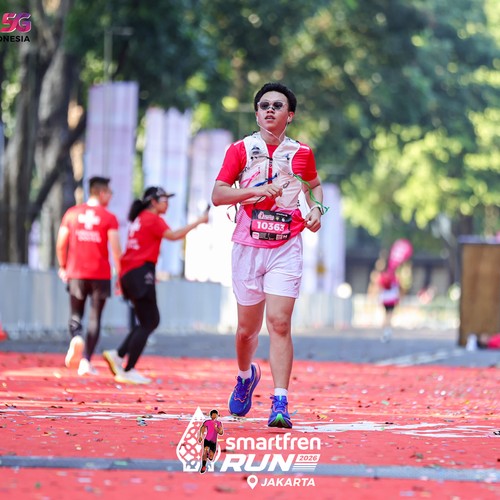 Race photo from SMARTFREN RUN 2026