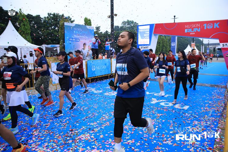 Race photo from Nu Skin Run 10K