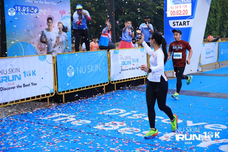 Race photo from Nu Skin Run 10K