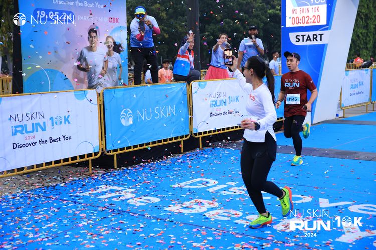 Race photo from Nu Skin Run 10K