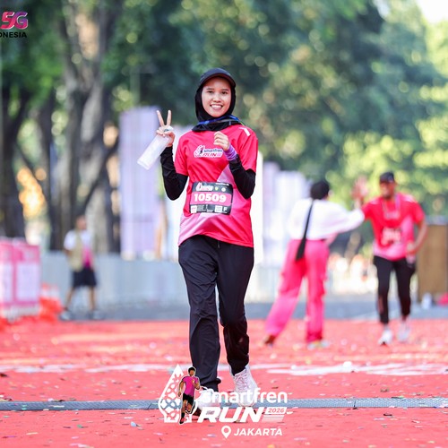 Race photo from SMARTFREN RUN 2026
