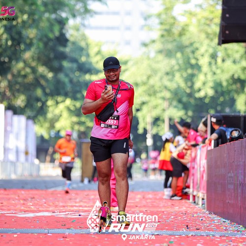 Race photo from SMARTFREN RUN 2026