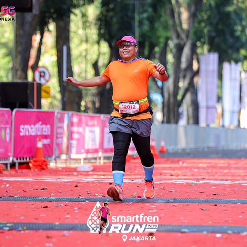 Race photo from SMARTFREN RUN 2026