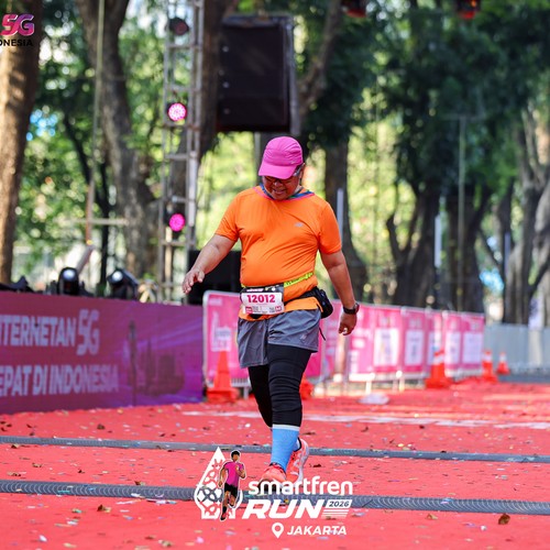 Race photo from SMARTFREN RUN 2026