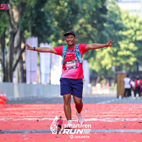 Race photo from SMARTFREN RUN 2026