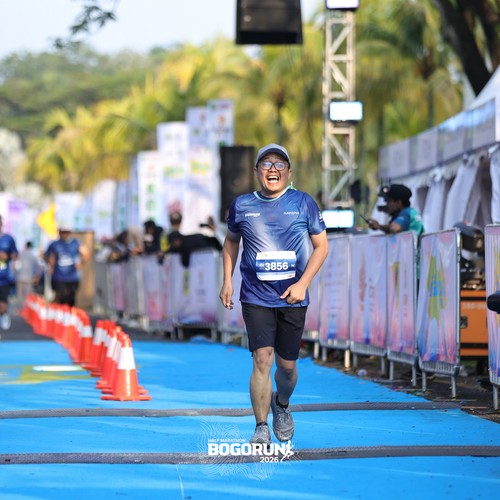 Race photo from BOGORUN 2026