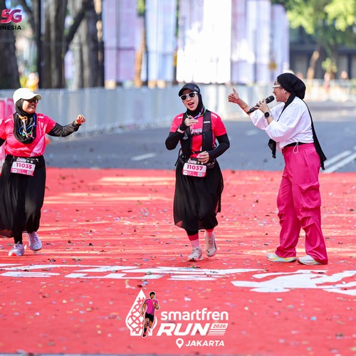 Race photo from SMARTFREN RUN 2026