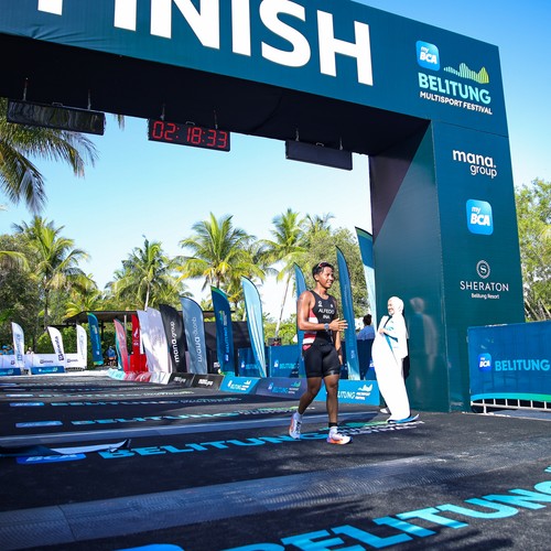 Race photo from Belitung Multisport Festival