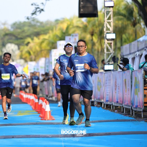 Race photo from BOGORUN 2026