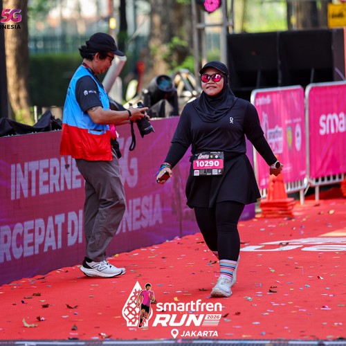 Race photo from SMARTFREN RUN 2026