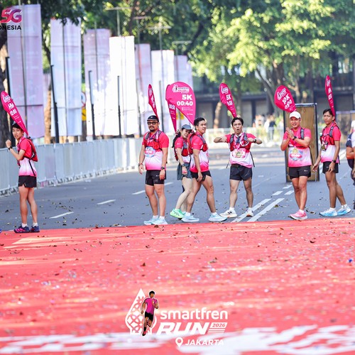 Race photo from SMARTFREN RUN 2026